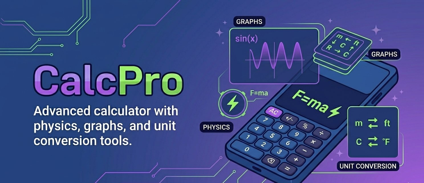 CalcPro feature graphic